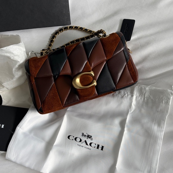 💯authentic COACH Patchwork Tabby20🤎 - Picture 14 of 16